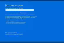 Écran de récupération BitLocker sur Windows 11 demandant la clé de récupération pour le déverrouillage.