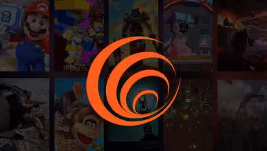 Logo d'Iron Galaxy en orange sur fond