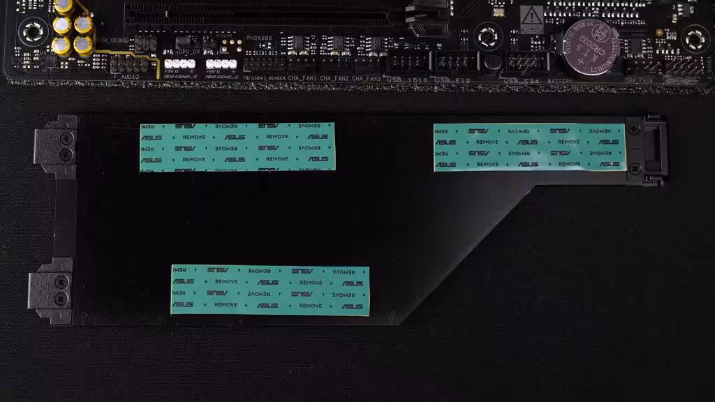 rog strix b850 f gaming wifi7 neo plaque heatsink 01