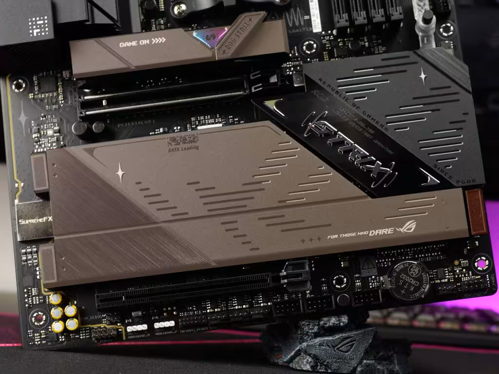 rog strix b850 f gaming wifi7 neo slots ssd nvme