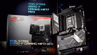 test rog strix b850 f gaming wifi7 neo hero