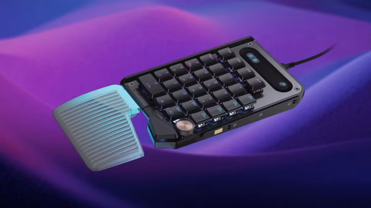 Turtle Beach Command Series Keypad compact avec repose-poignet.
