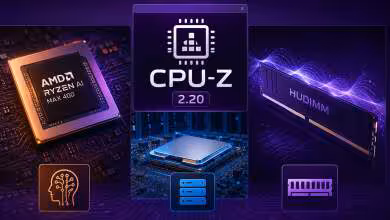 CPU Z 2.20 intègre Ryzen AI Max 400, Bartlett Lake et la mémoire HUDIMM