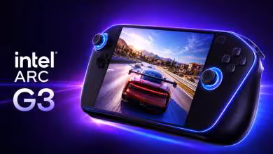 Intel Arc Série G console portable