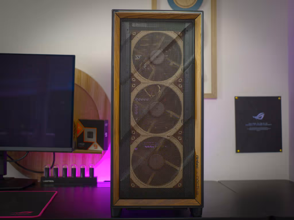 Un PC à 6 000 € full Noctua x ROG qui divise la communauté Facebook 8 Build Antec Flux Pro Noctua Edition avec palette brun beige noir