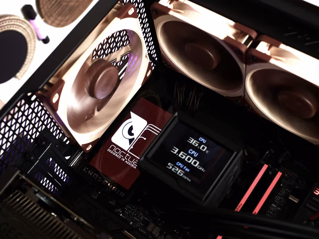 Un PC à 6 000 € full Noctua x ROG qui divise la communauté Facebook 6 Configuration haut de gamme Antec Noctua ASUS ROG avec RTX 5080 Noctua OC