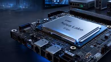 Intel préparerait une variante Nova Lake Edge sans P-cores, combinant 8 E-cores et une partie graphique Xe3P renforcée.