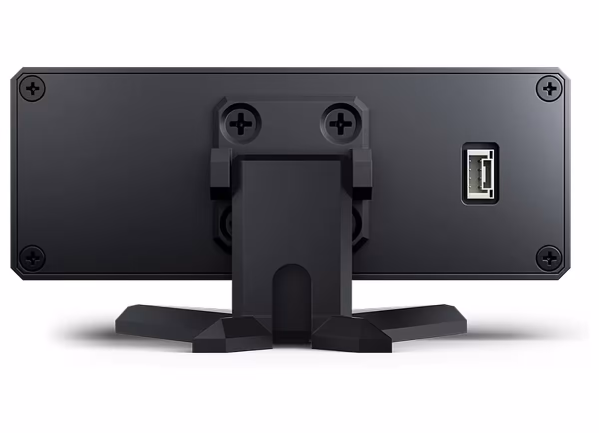 Vue arrière du Jonsbo DS339 noir, détails de fixation et port USB visibles.