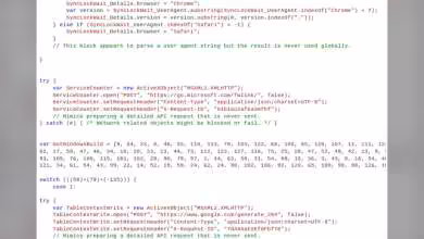 Code JavaScript montrant l'analyse des agents utilisateurs pour Chrome et Safari.