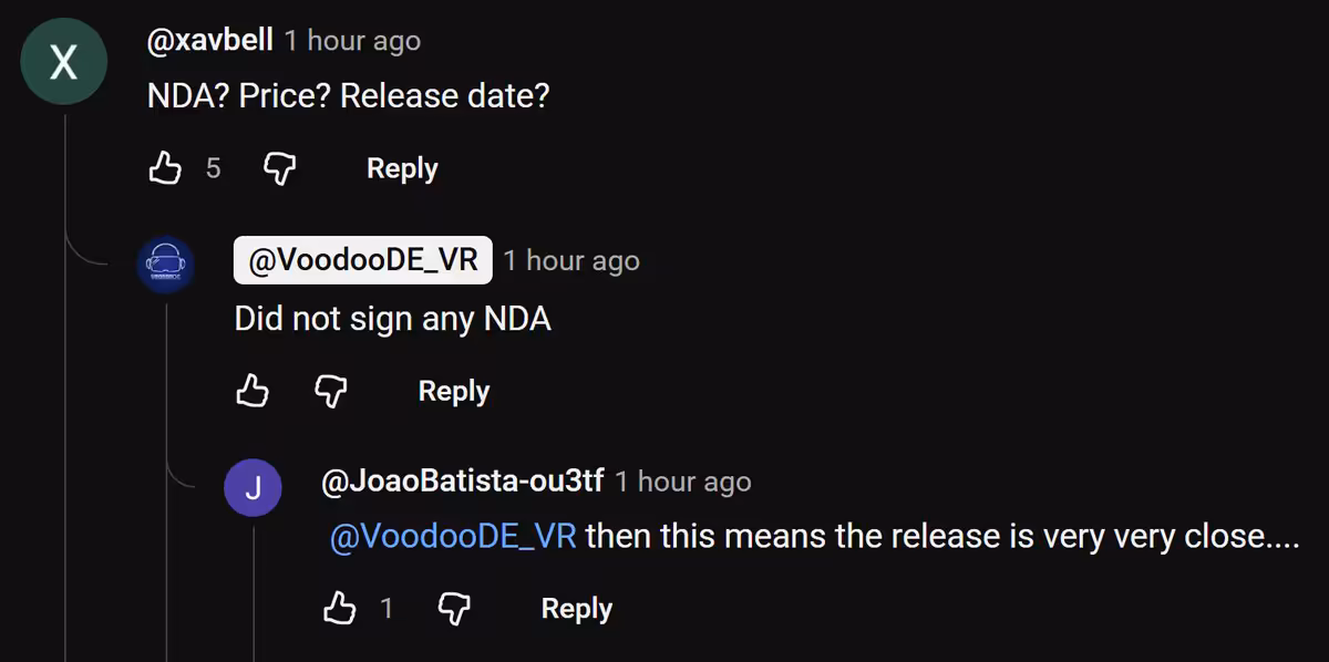 Steam Frame en test public : un créateur VR montre déjà le casque autonome de Valve 2 Capture écran discussion commentaires sur sortie casque VR