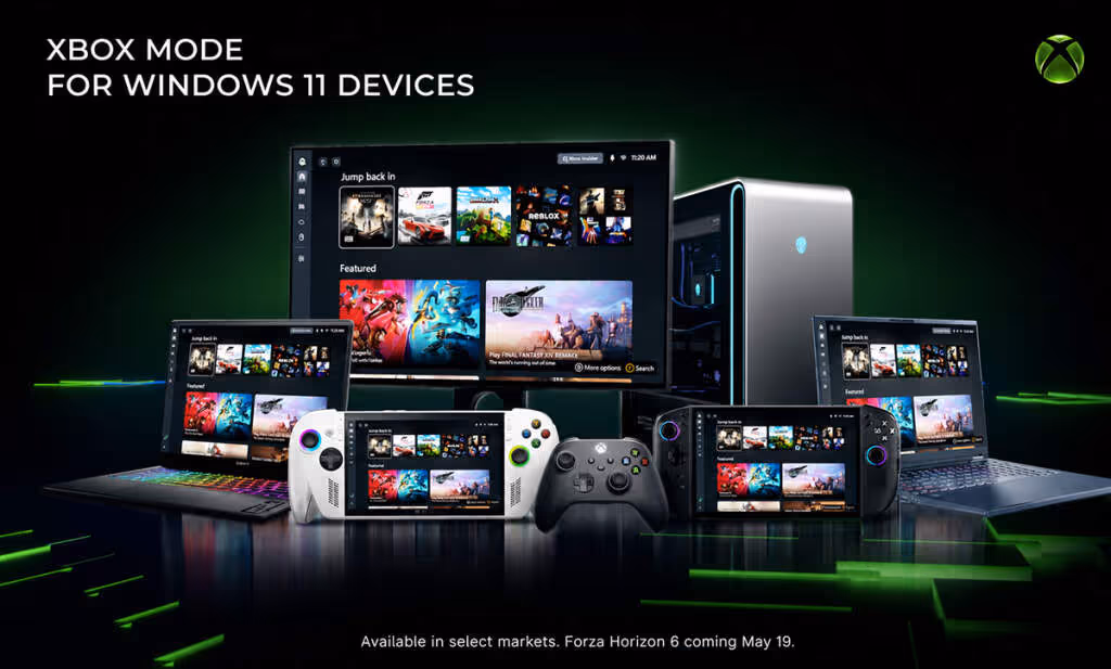 xbox mode windows 11 pc desktop