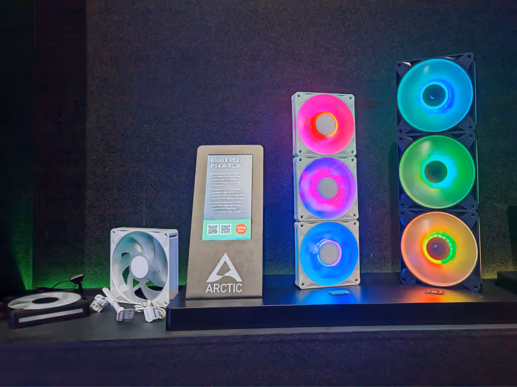 Arctic débarque au Computex 2026 avec du refroidissement malin, pas juste du RGB 5 BioniX P12 P14 A RGB arctic au computex 2026 01