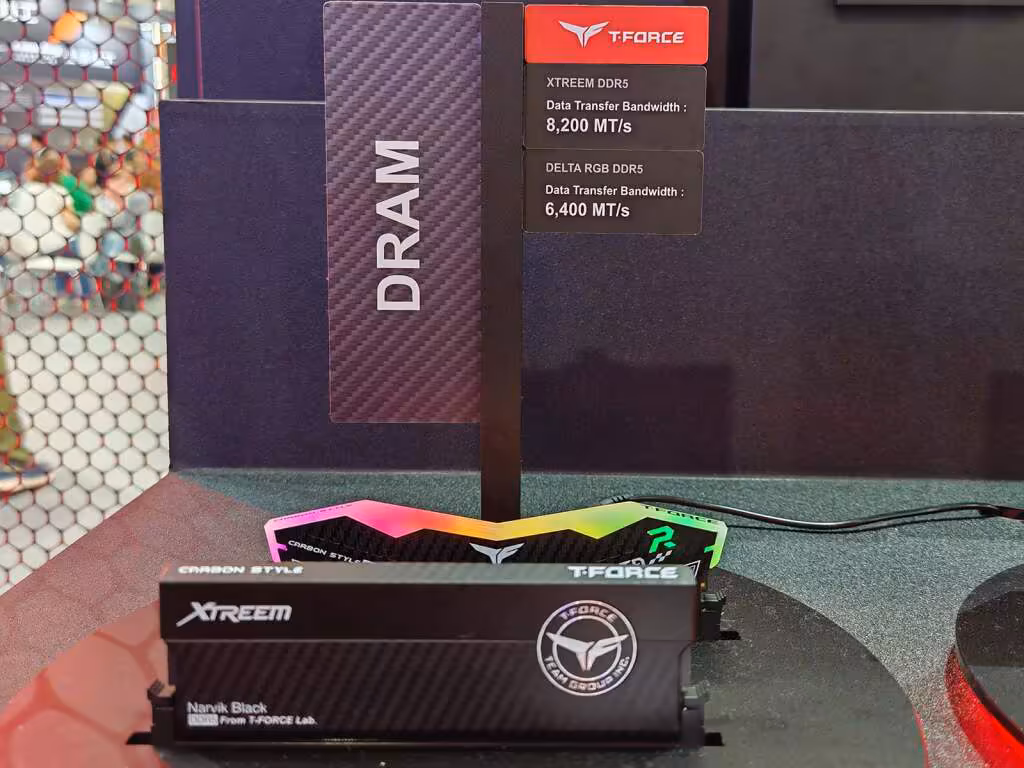 CARBON STYLE TEAMGROUP T FORCE au Computex 2026