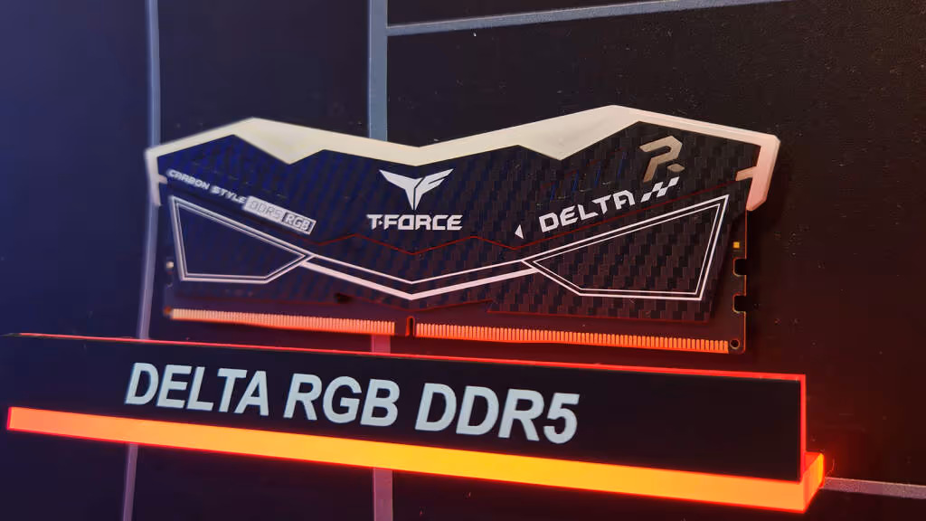 DELTA RGB DDR5 CARBON STYLE TEAMGROUP T FORCE au Computex 2026
