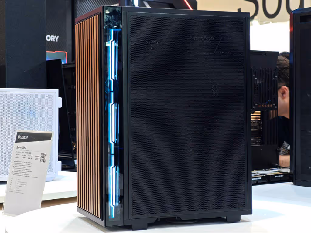 Lian Li B4-MATX : l’esprit DAN Cases A4 passe au MicroATX 8 Lian li b4 matx wood aerodeck 02