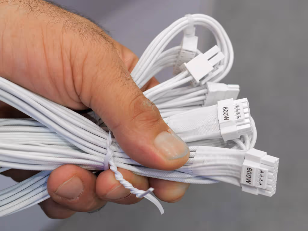 RAIJINTEK dévoile ses alimentations 2026, du bloc simple au bloc 3000 W 8 RAIJINTEK MOROS psu cables