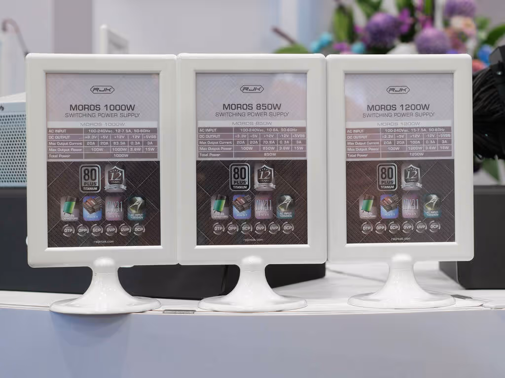 RAIJINTEK dévoile ses alimentations 2026, du bloc simple au bloc 3000 W 6 RAIJINTEK MOROS psu specs