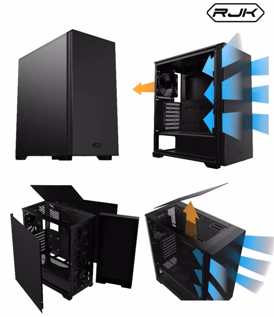 RAIJINTEK dévoile ses nouveaux boîtiers au Computex 2026, du Micro-ATX au monstre E-ATX 14 RAIJINTEK OPORA M5