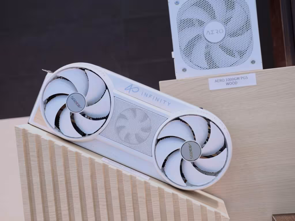 RTX 5080 INFINITY WOOD white
