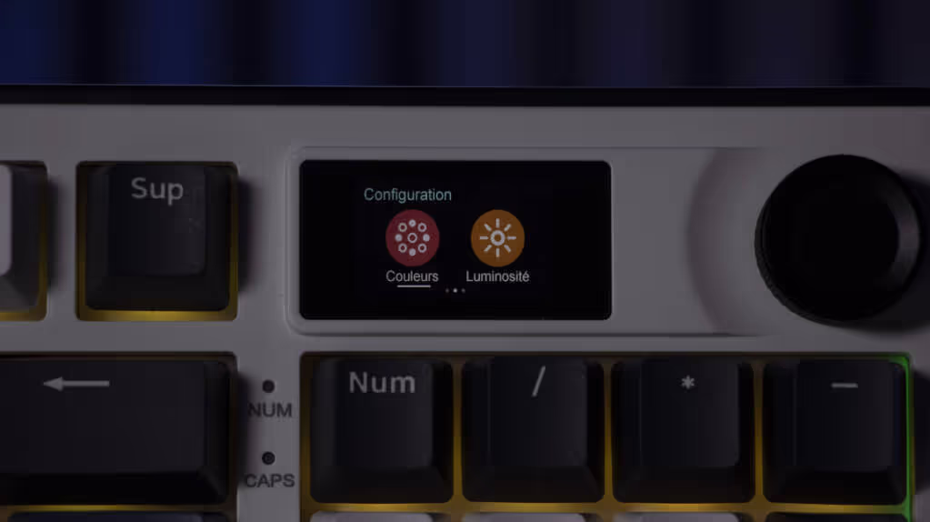 The G LAB Keyz Elite 450 WB écran configuration (2)