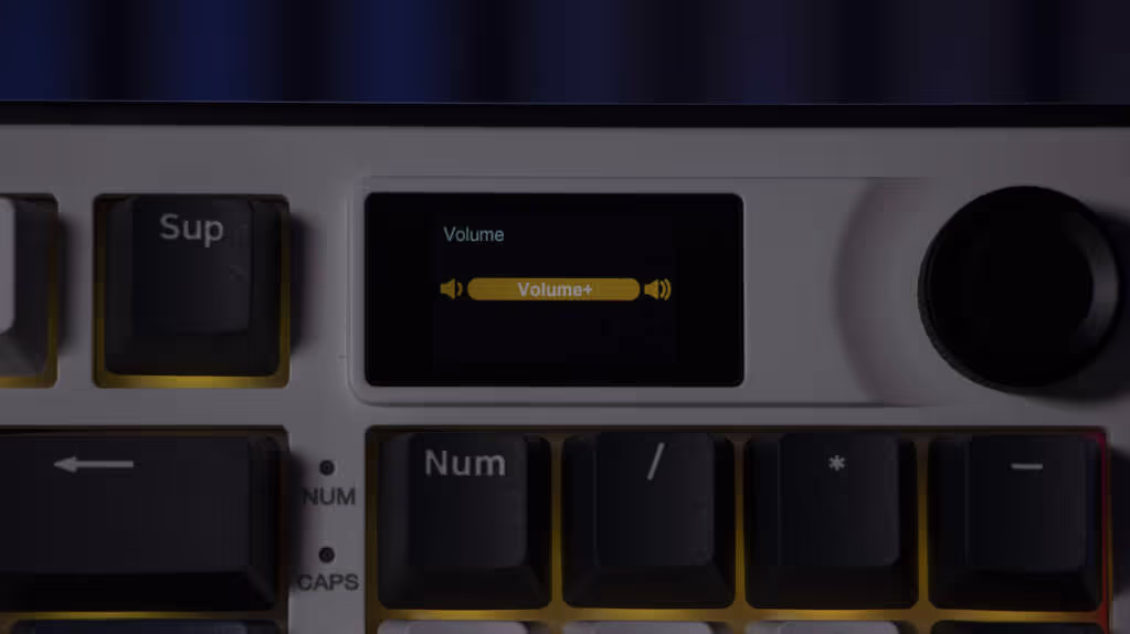 The G LAB Keyz Elite 450 WB écran molette volume