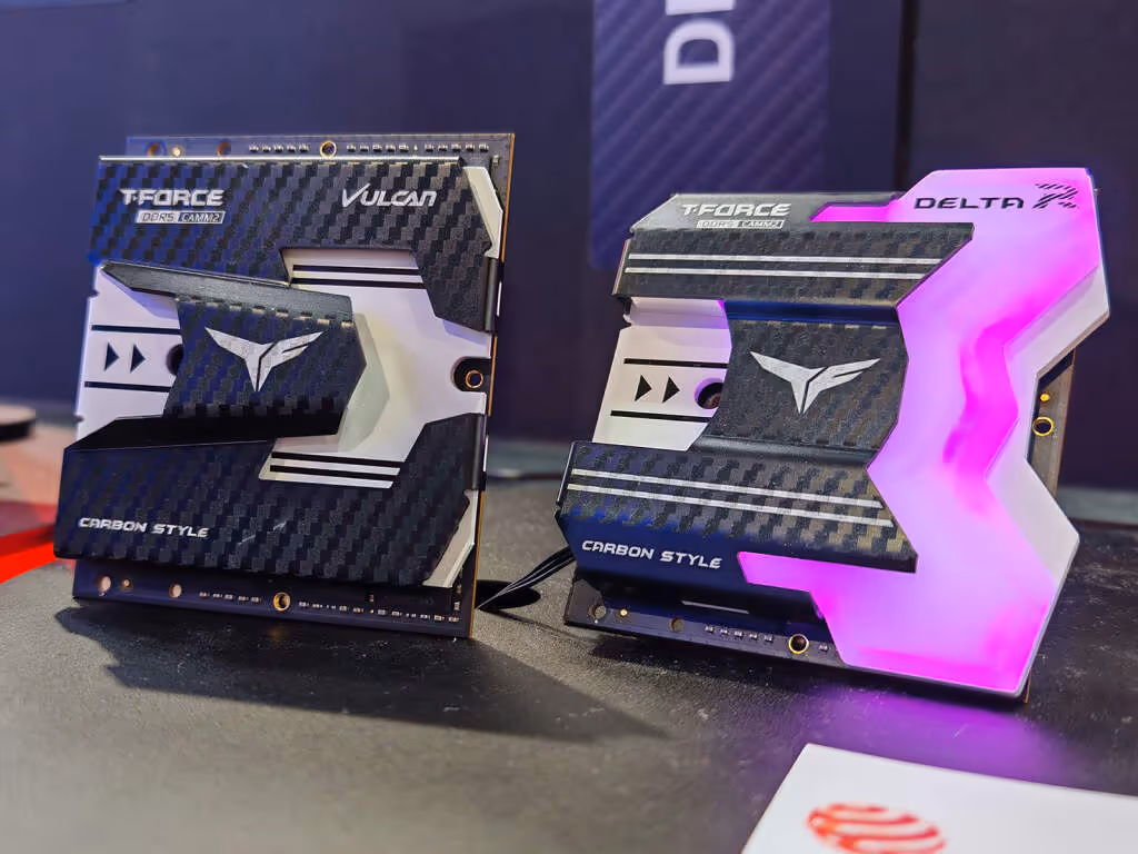 VULCAN CAMM2 et DELTA RGB CAMM2 TEAMGROUP T FORCE au Computex 2026