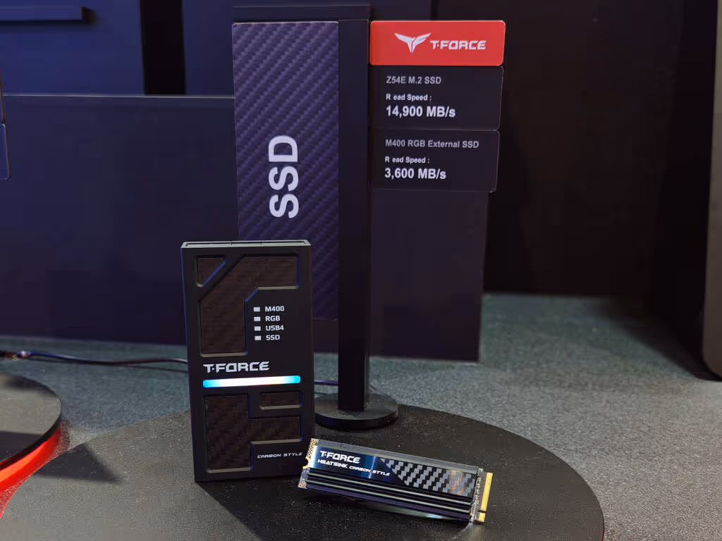 Z54E CARBON STYLE TEAMGROUP T FORCE au Computex 2026