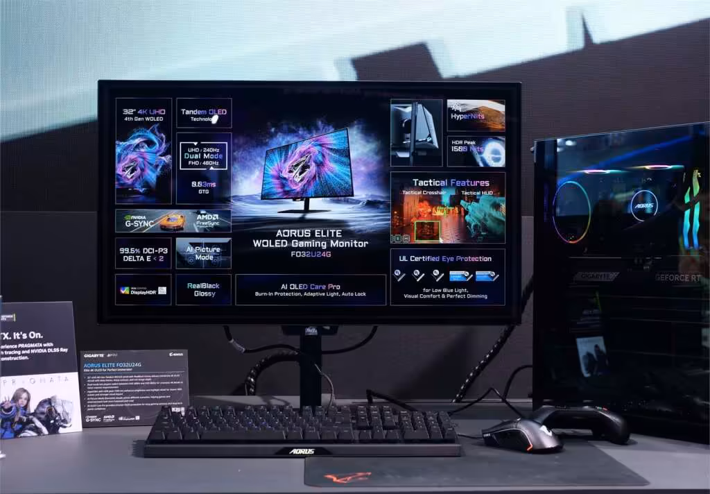 aorus fo32u24g 4k 240hz fhd 480hz