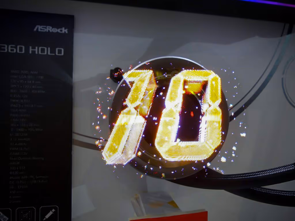 ASRock TAICHI 360 HOLO et AQUA 360 LCD : holographie et double pompe au Computex 4 asrock taichi 360 holo 02