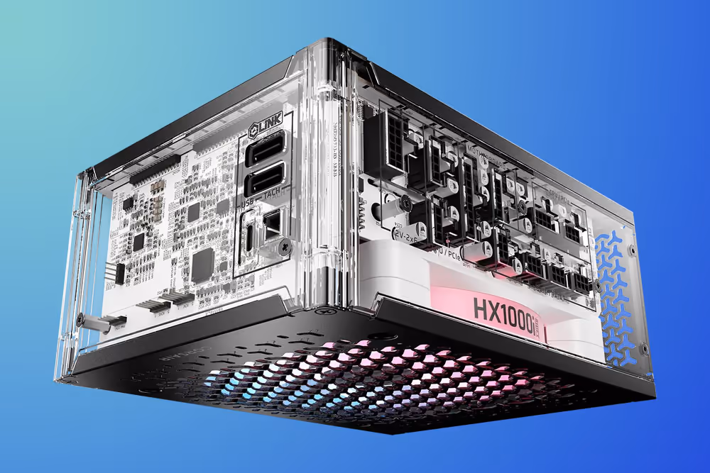 CORSAIR HX1000i SHIFT CRYSTAL : une alimentation transparente spectaculaire, mais pas pour tous les boîtiers 11 computex 2026 corsair alimentation hx1000i shift crystal 10