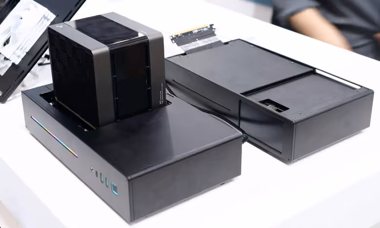 DeepCool veut empiler les composants PC avec un boîtier modulaire Mini-ITX très malin 1 deepcool pc empilalble itx computex 2026