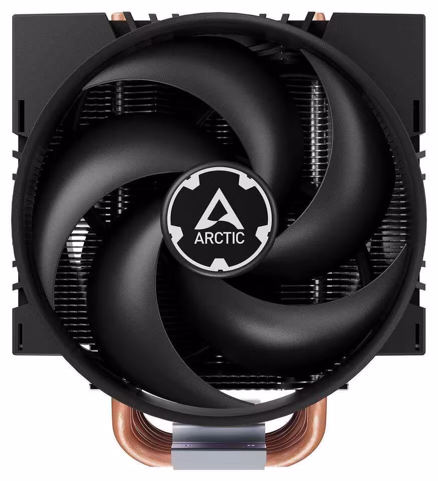 Refroidisseur serveur Arctic Freezer 4U-Altra, vue de face avec grand ventilateur Arctic.