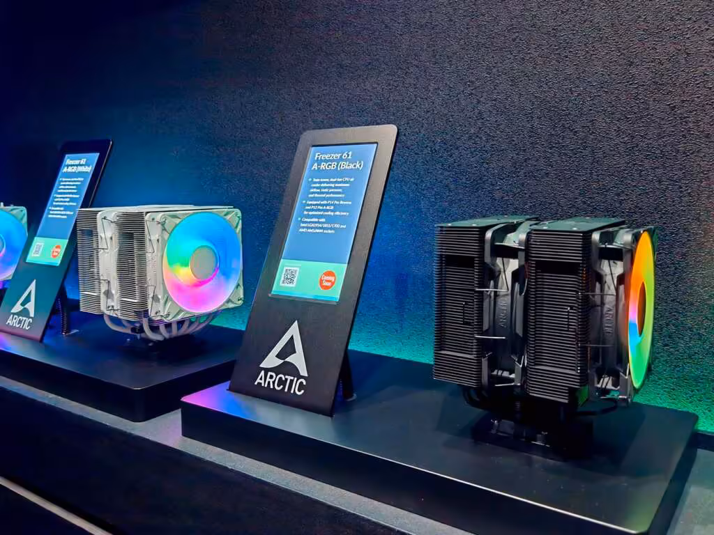 Arctic débarque au Computex 2026 avec du refroidissement malin, pas juste du RGB 2 freezer 61 arctic au computex 2026 01jpg