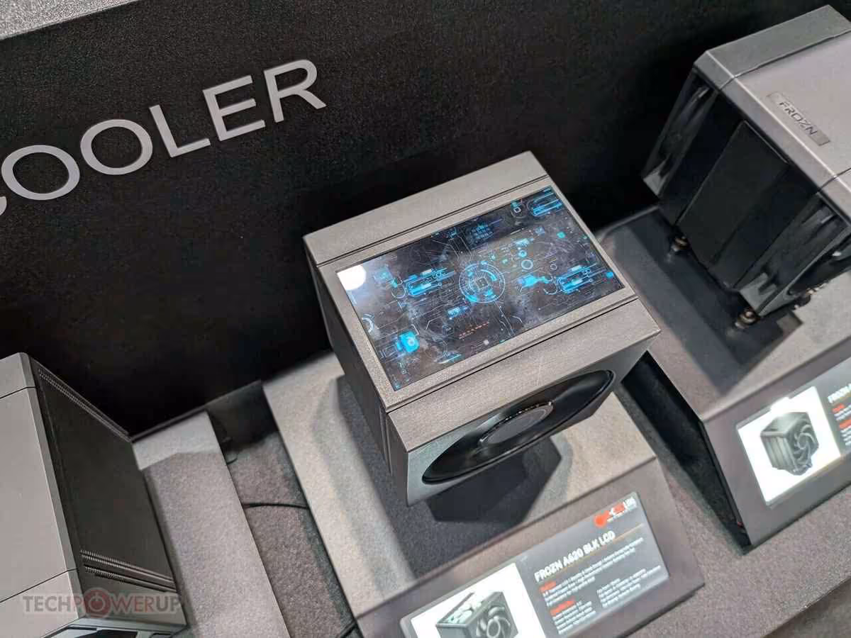 Refroidisseur ID-Cooling avec écran LCD supérieur, ventilateur frontal unique