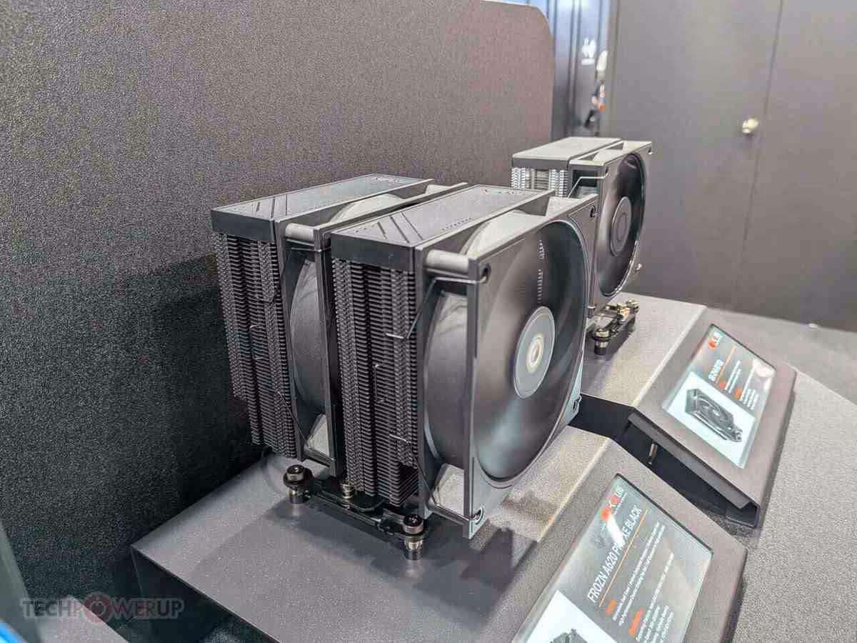Double tour CPU cooler ID-Cooling avec ventilateur frontal unique, couleur noire