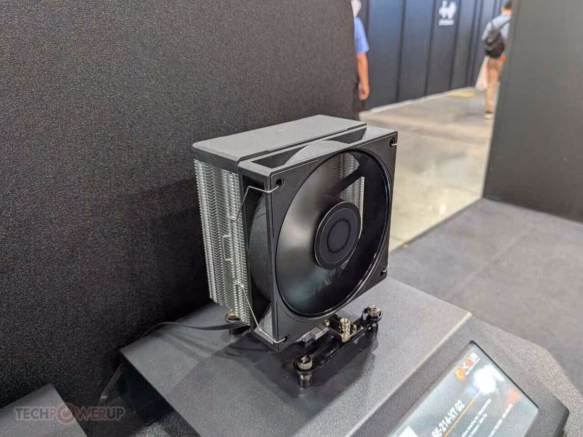 Refroidisseur CPU ID-Cooling compact à simple tour, ventilateur noir, ailettes épaisses