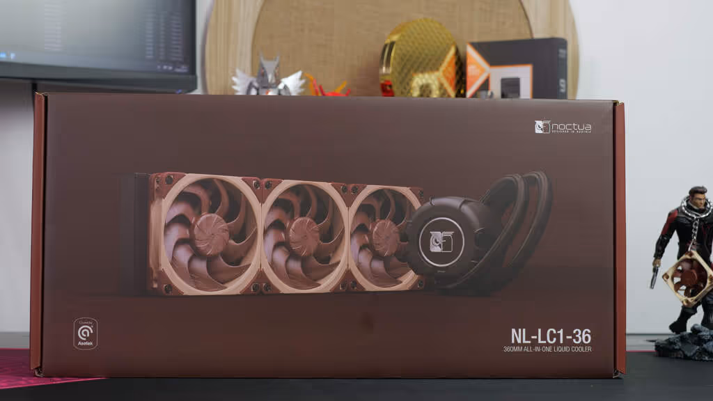 Test Noctua NL-LC1-36 : Noctua arrive enfin dans le watercooling AIO 2 noctua nl lc1 36 emballage recto