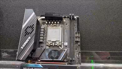 Carte mère Maxsun iCraft Z890 ITX Wi-Fi, vue de face avec socket Intel et dissipateurs iCraft