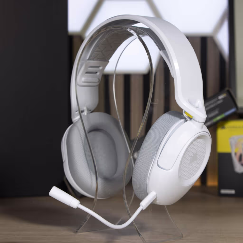 CORSAIR HS35 V3 Wireless vue globale trois quarts
