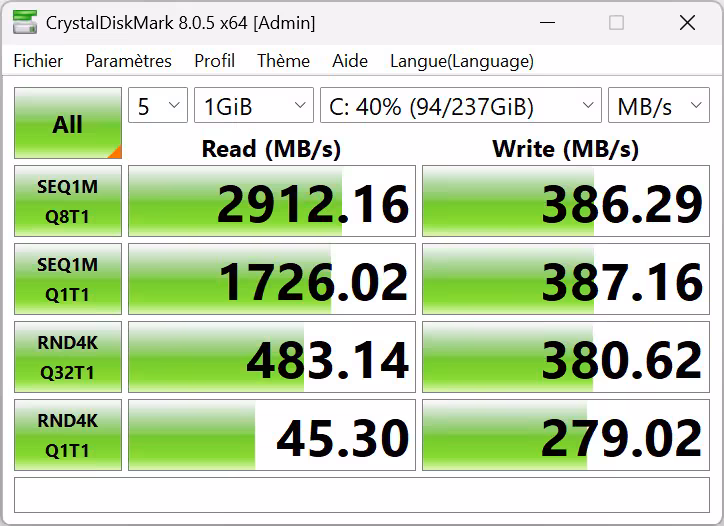 SAMA S50 test SSD