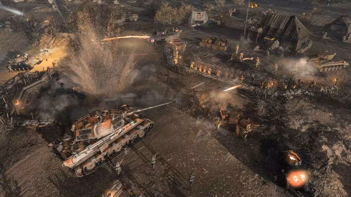 Company of Heroes 3: Final Stand arrive le 29 juillet avec un mode survie standalone 2 Combat urbain de Company of Heroes 3 Final Stand avec explosions, chars et fumée