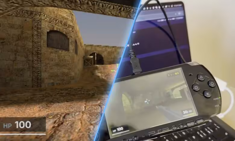 Counter-Strike-like OpenStrike runs at 60 FPS on Sony PSP