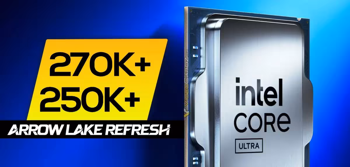 Core Ultra 200S : Intel relève les prix ARK, Amazon vend encore moins cher aux USA 2 Processeur Intel Core Ultra avec fond bleu éclatant et texte contrasté