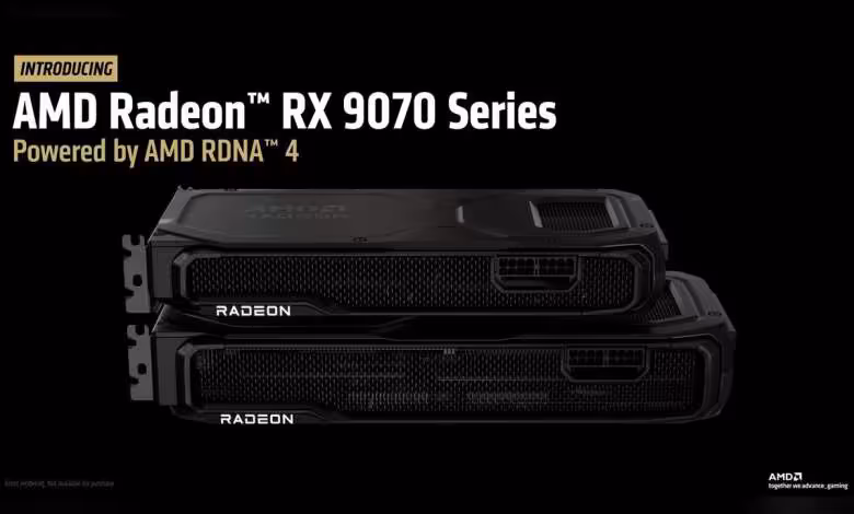 AMD GPU : une hausse d’au moins 10 % des tarifs Radeon serait prévue pour août 1 Carte graphique AMD Radeon RX 9070 Series noire avec double ventilateur et design massif