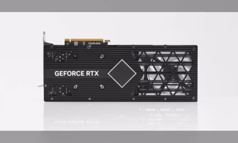 GeForce RTX HP OMEN : une carte OEM retrouvée fondue autour de la zone RGB 1 Carte graphique GeForce RTX fond blanc, éclairage professionnel, détails nets et contraste élevé