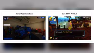 Capture de jeux rendus par émulateur KytyPS5, PowerWash Simulator et PAC-MAN WORLD.