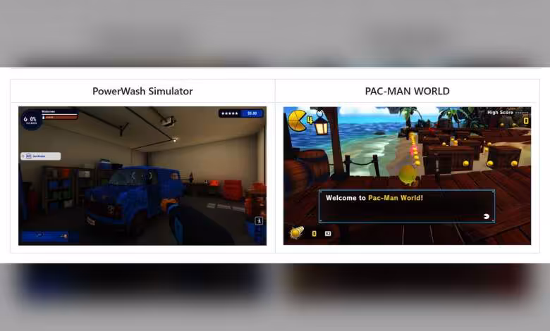 KytyPS5 progresse sur PC : GTA V atteint les menus et des jeux PS5 3D s'affichent 1 Capture de jeux rendus par émulateur KytyPS5, PowerWash Simulator et PAC-MAN WORLD.
