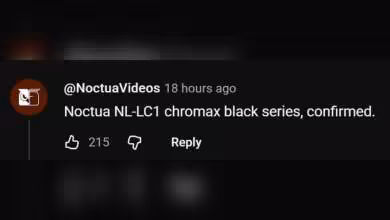 Capture mention Noctua NL-LC1 chromax black series confirmée