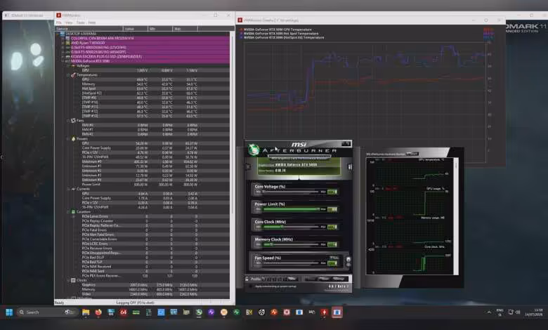RTX 50 hotspot : HWMonitor 1.65 réactive la sonde thermique sur les GeForce RTX 50 1 NVIDIA RTX 50 hotspot sensor now works in HWMonitor