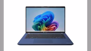 PC portable Dynabook Portégé Z40L-P bleu, écran 14 pouces Windows 11, clavier et pavé tactile visibles